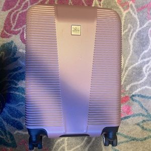 Rose Gold Upright Rolling Luggage